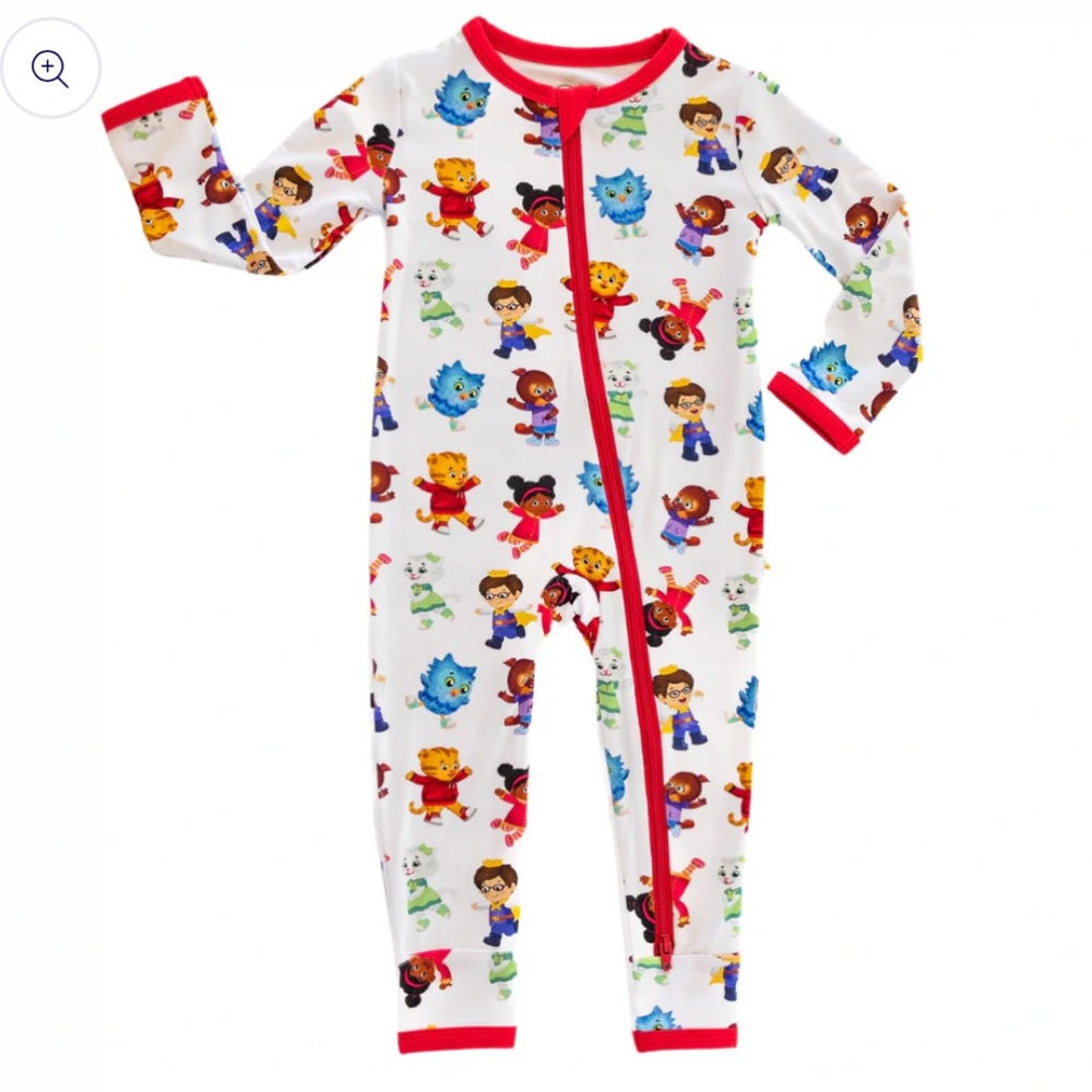 NWT Bamboo Daniel Tiger Romper PJs